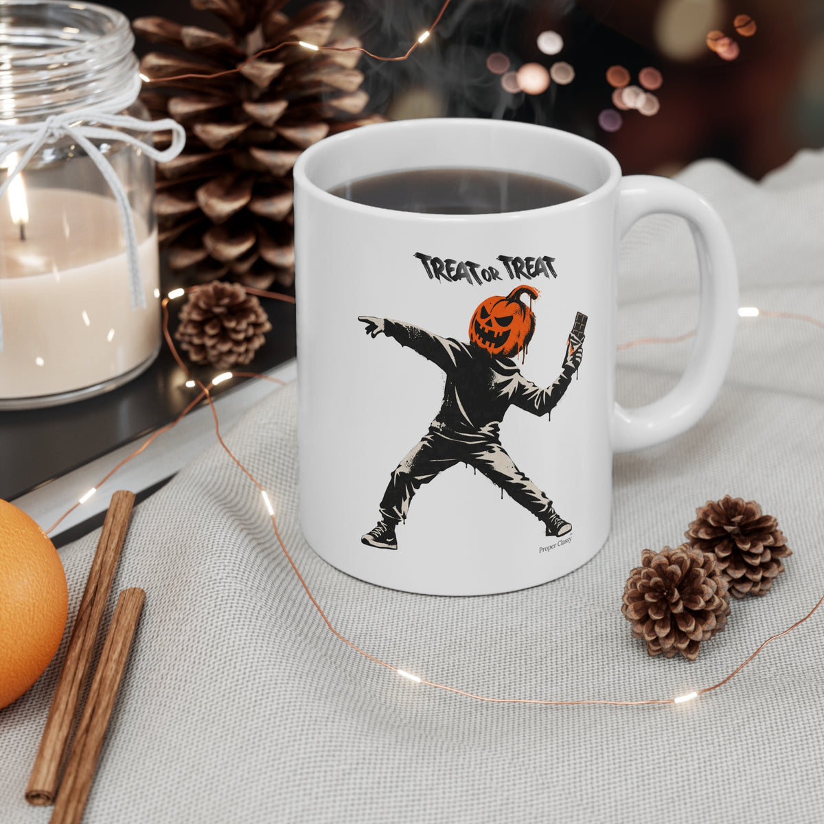 TREAT OR TREAT Halloween Mug – Proper Classy™