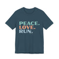 Peace. Love. Run – T-Shirt – Proper Classy™