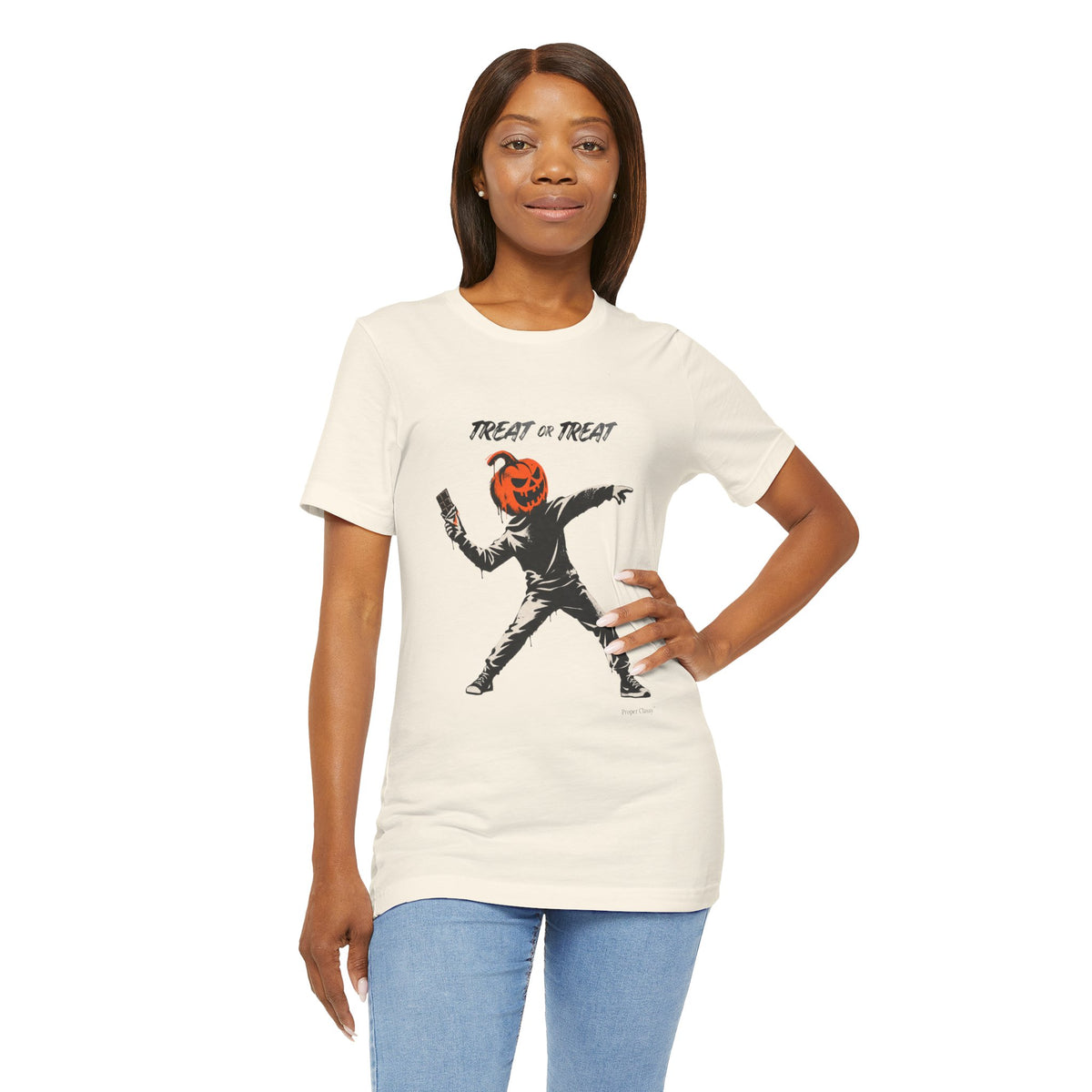 TREAT OR TREAT Halloween – T-Shirt – Proper Classy™