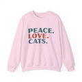 Peace. Love. Cats – Sweatshirt – Proper Classy™