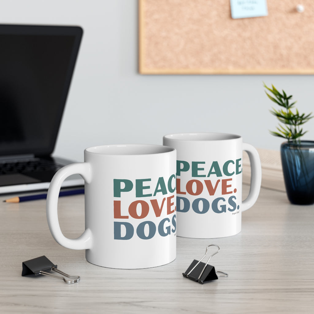 Peace. Love. Dogs – Mug – Proper Classy™