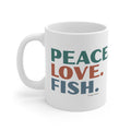Peace. Love. Fish – Mug – Proper Classy™
