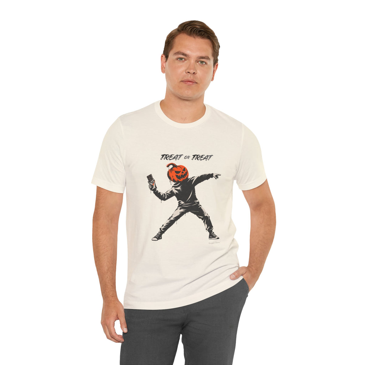 TREAT OR TREAT Halloween – T-Shirt – Proper Classy™