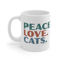 Peace. Love. Cats – Mug – Proper Classy™